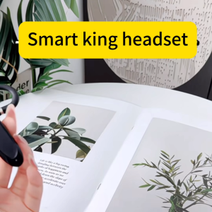 พูดคุยเล็ก หูฟังบลูทูธ บลูทูธ 6.0 แบบข้างเดียว ทรง Earhook เสียงคมชัด มีระบบตัดเสียงรบกวน