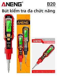 Tuốc Nơ Vít Hai Đầu Cách Điện ANENG B20 Đa Năng Đầu Dẹt Và Đầu Chữ Thập Tích Hợp Đồng Hồ Đo Điện Tử Dụng Cụ Cầm Tay Cho Việc Sửa Chữa Điện Tự Làm