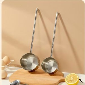 Oil Pouring Small Pot and Ladle 304 Stainless Steel