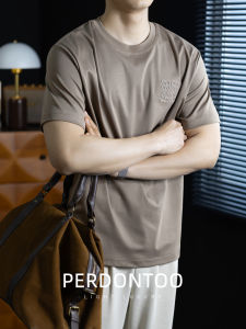 PERDONTOO | Ice-oxygen Coolness Antimicrobial 3D Embroidery Short Sleeve T-shirt