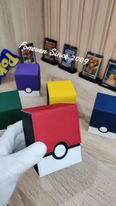 TCG PTCG Pika Pika Deck Box 100+ KOTAK KAD | Dice Card Game Storage Box Pokemon D93