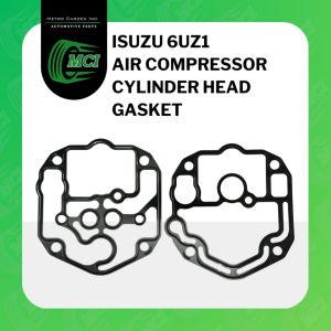 2PCS AIR COMPRESSOR CYLINDER HEAD GASKET for Isuzu 6UZ1 KYJGGD-6UZI-D2 upper lower truck brake spare