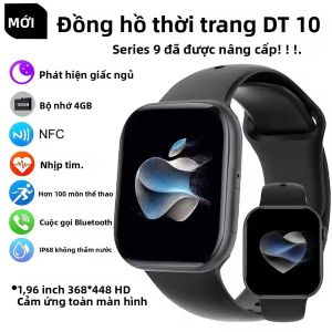 Đồng Hồ Thông Minh Nam Series 10 HD AMOLED 32GB ROM Mới Năm 2025 Hỗ Trợ Gọi Bluetooth Nghe Nhạc Xem Video GPS NFC La Bàn Chống Nước IP68 Dành Cho iOS