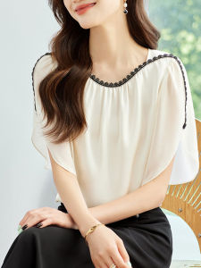 DAIXIANGFEIZI | Áo Blouse Mùa Hè Tay Ngắn Phong Cách