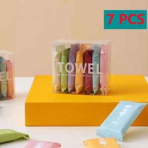 YS00084- Colorful disposable compressed towel facial towel travel cleanser independent packaging