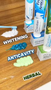 Scoban Herbal Anticavty Toothpaste Gentle And Non-irritating Whitening Teeth Freshens Breath 150g