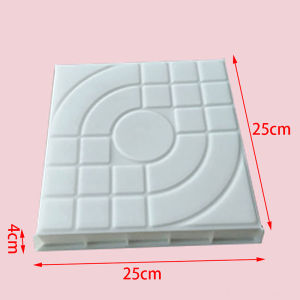 OUHOE | For Slabs Patio Garden Lawn Pavement Paver Driveway Walk Road Path Maker DIY Paving Mold Brick Concrete Stone Square Mould