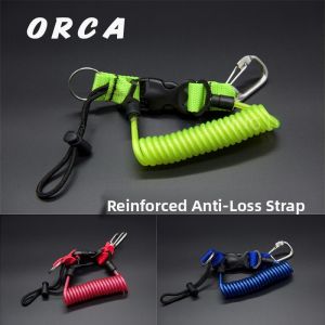 Enhanced Version Steel Wire Anti-Loss Rope Diving Flashlight Camera Anti-Loss Rope MARSET Outdoor Camping Travel Supplies