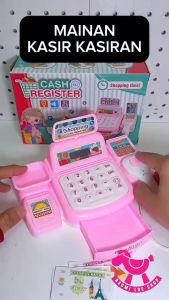 Cash register impor Mainan kasir anak MAINAN ANAK KASIR KASIRAN BATERA