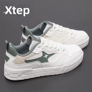 XTEP | Giày Thể Thao Nam Trắng Đế Dày Kiểu Dáng Thời Trang