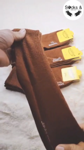 ถุงเท้านักเรียนสีน้ำตาลผ้าอย่างดีมีครบไซส์ ยกโหล12คู่ 4-6 5-7 7-9 freesize พร้อมส่งค่ะ