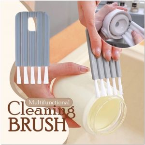 New Cup Gap Brush Kitchen Household Cup Gap Cleaning Brush Bendable Cup Lid Brush  Keyboard Groove Cleaning Tool