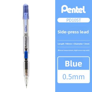 Pentel Automatic Pencil PD105T Side Press Type 0.5mm Activity Writing Not Easy to Break Core Candy Color Stationery for Students