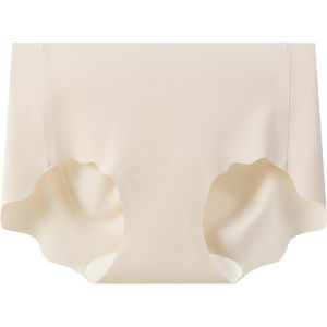 AIMO | กางเกงชั้นในผ้าไหมน้ำแข็งไร้ตะเข็บสำหรับผู้หญิง ทรงสามเหลี่ยมบาง ระบายอากาศได้ดี กางเกงชั้นในฤดูร้อนแบบไม่มีรอยตะเข็บ