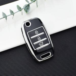 TPU Car Remote Key Case Cover for Kia K3 Sportage 4 Picanto K5 Optima Rio 3 K2 Ceed Cerato Sorento Forte Stinger 2017 2018 Shell