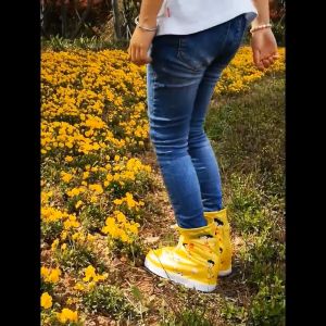 SG Local stock》Rain Shoes cover Adults and kids School Outdoor shoe protect/Travel/Snow Wear