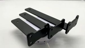 2pcs Heavy Duty Steel Floating Bracket Wall Mounting Concealed Support T Shape Shelf Bracket