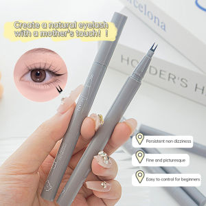 💄Orfila Two Claws Eyeline Pen / Bifurcate Style Pena Bulu Mata Bawah Cepat Kering / Pena Eyeline Tahan Lama / Eyeliner tahan air dan tahan keringat