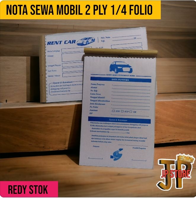 Elemen Penting dalam Nota Rental Mobil Word