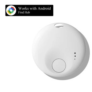 Wesolvet Waterproof Smart Tracker - Google Find Hub GFN Certified IP67 Waterproof Find Hub Location Compatible No SIM Card Needed (Android Only) for Samsung Keys Wallet Bags Car Bicycle Battery Lasts Up to 1 Year Anti-Lost