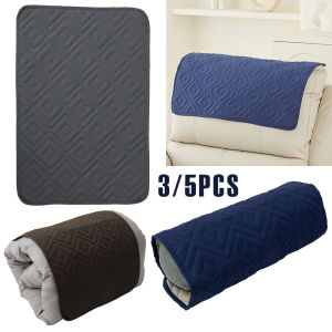 3/5Pcs Recliner Headrest Protector Soft Polyester Sofa Headrest Cover 22x15inch Anti Cat Scratching Sofa Protective Mat for Home