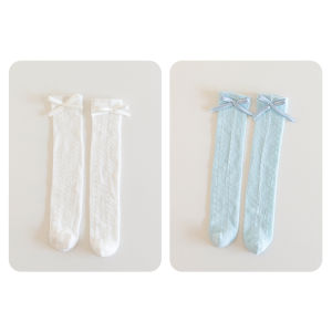 Girls Stockings Summer Thin Pure Cotton Kids Mesh Stockings South Korea Ballet Style Baby Girl Calf Socks
