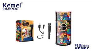 Kemei | Kemei Rechargeable Graffiti Pattern Electric Hair Clipper Professional Barber Trimmer Man Shaver KM-RS7098