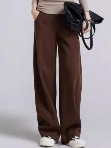 High Waist Large Size Lantern Pants Womens Versatile Elastic Scythe Pants Loose Casual Fashion Banana Pants Commute Artistic Style