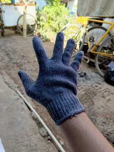 Sarung tangan isi 1lusin 24pcs sarung tangan rajut multifungsi segala jenis pekerjaan sarung tangan