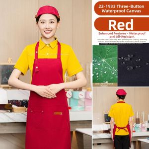 Waterproof Work Apron for Chefs and Beverage Professionals Neck-hanging