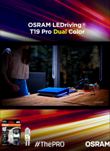 Osram Lampu Motor LED PRO 2 Warna Laser Vario 125 Old & Supra 125 Old Dual Color AC/DC 6000K & 3000K Plug and Play isi 2pc