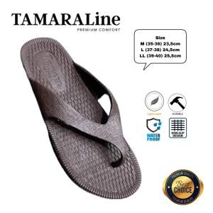 Sandal Jepit Karet Wanita Dewasa Remaja Anti Air Anti Licin Casual Santai Rumah Kamar Mandi Indoor Outdoor Lentur Empuk Ringan Premium Murah Promo TamaraLine 138