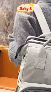 Balo bỉm sữa tích hợp nôi di động tiện lợi Baby-S Túi bỉm sữa đa năng cao cấp kết hợp nôi gấp gọn - SB026