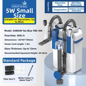 Sunsun | Wall-mounted Quiet 3-in-1 Aquarium Filter