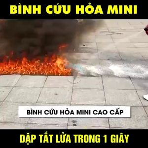 Bình cứu hoả chữa cháy Mini xịt bọt dung tích 500ml chữa cháy tiện lợi
