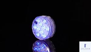 Lampu Hias LED Bawah Air Waterproof Submersible RGB 2PCS dengan Remote - 13017