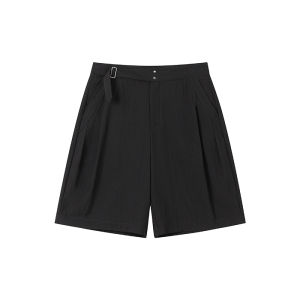 FORNINES | Comfortable Straight Trousers Mens Shorts Cotton and Lyocell Blend Summer Casual