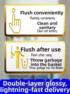 RUIKELAIXIANG | Public Restroom Signage Washroom Direction Prompt