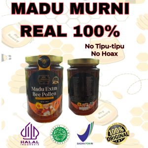 REAL MADU MURNI 100% + BEEPOLLEN + PROPOLIS dari LEBAH LIAR/LOKAL/HUTAN LIAR