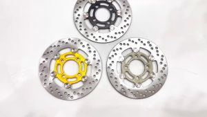 Đĩa Hylos Xe Máy Size 220mm V3 Mẫu Tròn Khoen Inox 304 4 Lổ Lắp Mọi Loại Xe