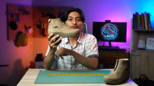 Sepatu Boots Wanita Cewe Keren Korea Kekinian Lavio Vanilla Original