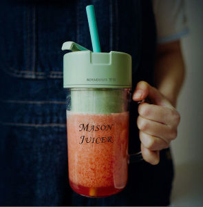 New Royalty line roya mason cup juicer 10-blade electric portable blender with crushed smoothies