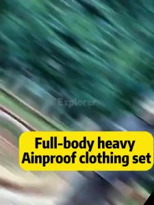Raincoat Set for Motorcycle Riders | Waterproof Reflective Kapote rain coat for Men Women One Size