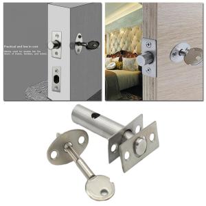 Core Hardware Pipe Tube Security Door Well Locks For Fireproof Escape Mortise Aisle Lock 1set NEW Steel Invisible Lock
