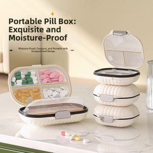 Portable Pill Organizer for 7 Days Mini Sealed