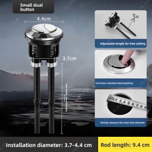 SUNINLIFE | Universal Complete Toilet Water Tank Push Button Parts