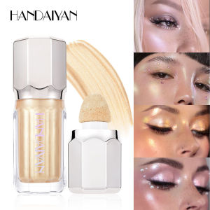 Bộ Phấn Tạo Khối 3 Màu Dạng Lỏng Nhũ Ngọc Trai Siêu Lấp Lánh Dùng Cho Mắt & Mặt Lâu Trôi