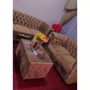 sofa chesterfield kancing seribu 32 plus meja gratis ongkir bandung