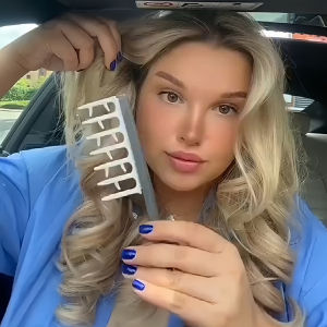 Fluffy High Skull Top Hair Curling Comb For Home Plastic Wide-Tooth Comb Curly Hair Perm Dedicated Styling Comb Hair Fluffy Handy Gadget