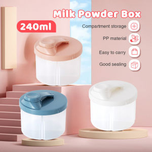 【Local Stock】Milk Powder Container Portable Air Seal Milk Powder Air Tight Container with Spoon Storage Box Food Feeding Box Bekas Susu Tepung 奶粉收纳盒 | DaQueen